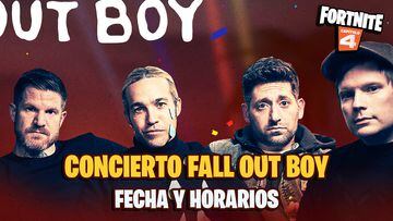 fortnite concierto fall out boy