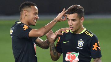 La burla de Neymar a Coutinho que está recorriendo las redes