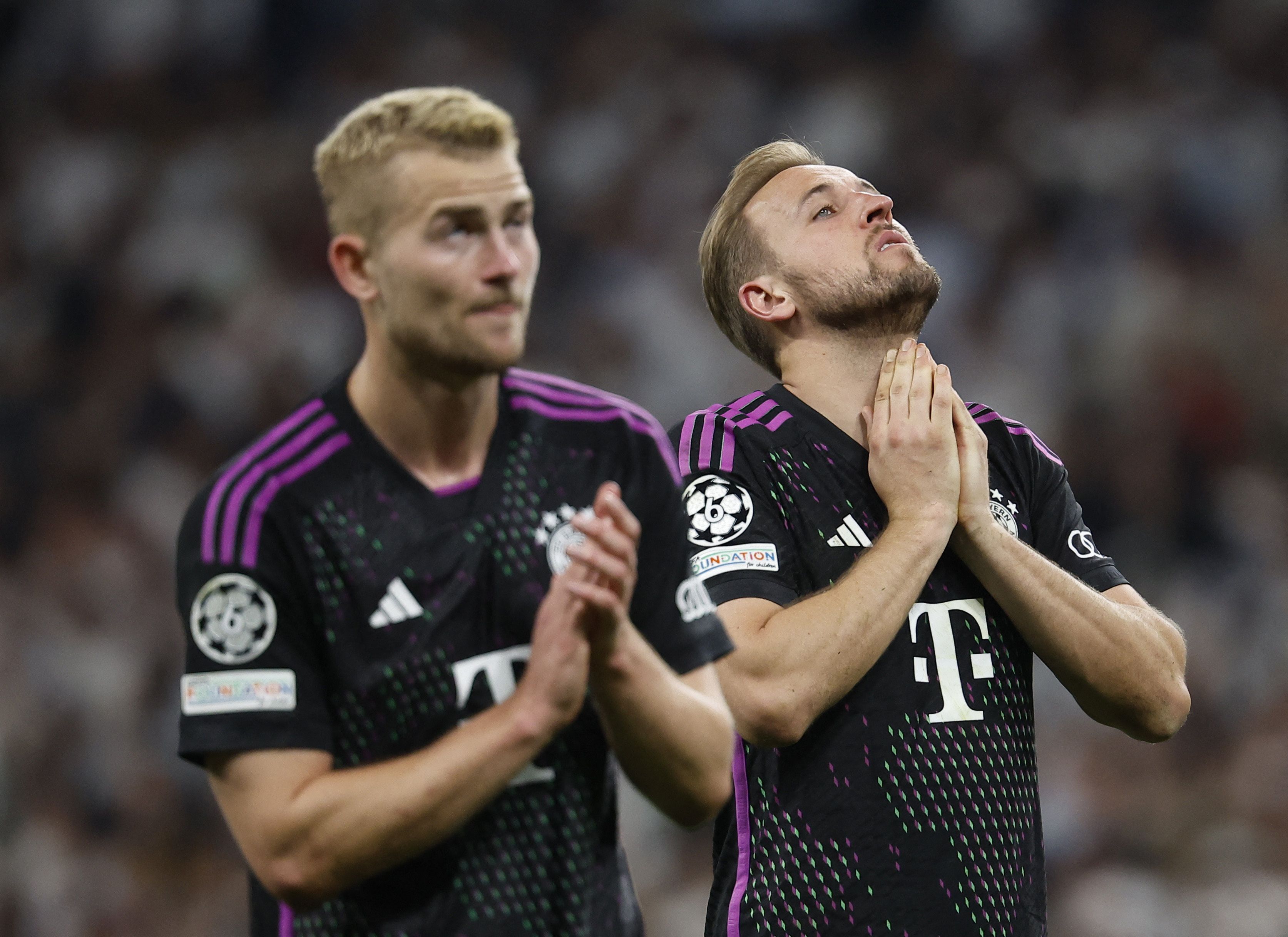 Matthijs de Ligt and Harry Kane