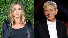 El inesperado beso entre Jennifer Aniston y Ellen DeGeneres