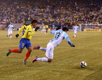 Argentina y Ecuador se vieron las caras en Nueva Jersey. Es el último amistoso de ambos antes de la Copa América.