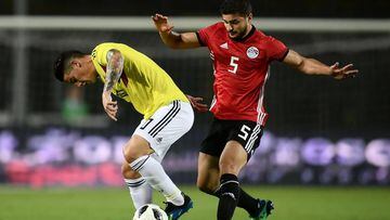 Egipto 0-0 Colombia: Empate sin goles en Bérgamo