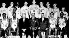Los Celtics campeones de 1963.
