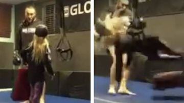 La patada de un luchador de MMA a su hija de 8 a&ntilde;os desata la pol&eacute;mica. Imagen: YouTube