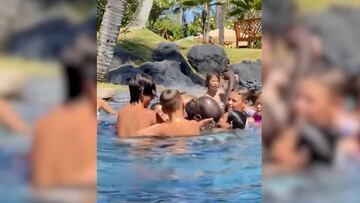 In a hilarious TikTok video that went viral, NBA legend Shaquille O’Neal had to be saved from “drowning” in a pool by a group of little kids.