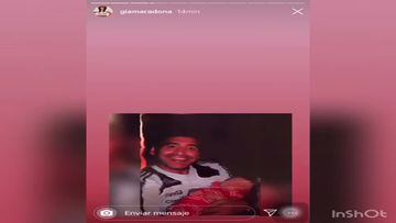 El vídeo más tierno de Maradona y Benjamín, hijo de Gianinna, por la más chica de las hermanas