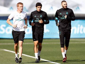 Vallejo training apart with Karim Benzema last week