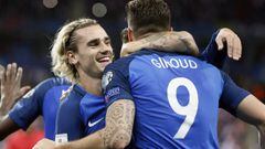 Griezmann y Giroud clasifican a Francia para el Mundial 2018
