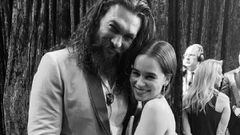 El divertido reencuentro entre Emilia Clarke y Jason Momoa tras 'Juego de Tronos'