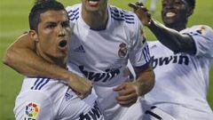 <b>GOL PARA LA HISTORIA.</b> Cristiano Ronaldo marcó el gol que decidió el partido.