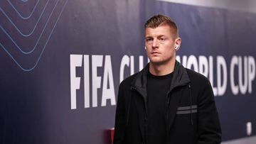 RABAT, MOROCCO - FEBRUARY 11: Toni Kroos of Real Madrid arrives at the stadium prior to the FIFA Club World Cup Morocco 2022 Final match between Real Madrid and Al Hilal at Prince Moulay Abdellah on February 11, 2023 in Rabat, Morocco. (Photo by Alex Grimm - FIFA/FIFA via Getty Images)