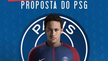 Neymar: Brazilian media say Barça winger has accepted PSG offer