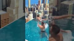 El vídeo editado de Cristiano Ronaldo arrojando a su hijo Mateo desde un rascacielos que es viral en redes