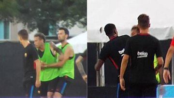 Neymar storms out of Barcelona training after bust-up with Semedo