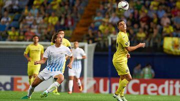 Santos Borr&eacute; en el partido Villarreal - FC Zurich de la primera jornada de la fase de grupos de la UEFA Europa League.