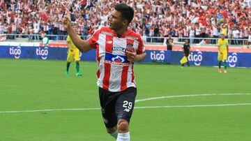 Teófilo Gutiérrez, 32 años, llegó a Junior en el segundo semestre de 2017 y este año lleva 9 goles en 14 partidos entre Liga Águila y Libertadores.