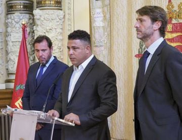 Ronaldo Nazário presented as new club owner at Real Valladolid today