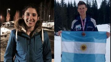 Quiénes son Francesca Baruzzi y Franco Dal Farra, los abanderados de Argentina en los Juegos de Invierno 2022