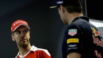 Vettel, la radio y Verstappen: "Le llamé; he aprendido la lección"