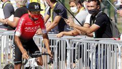 Sergio Higuita abandona el Tour de Francia 2020 tras caída
