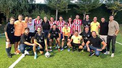 Almeida, de “fútbol y asado” con el Cholo y varios jugadores del Atlético de Madrid