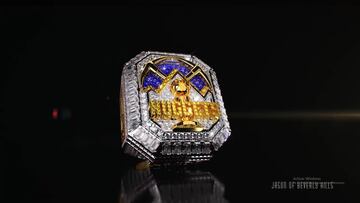 Los Nuggets de Denver revelan su anillo de campeonato y los detalles son espectaculares