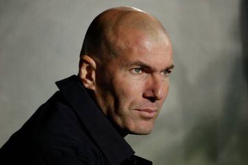 On the look out | Zinedine Zidane of Real Madrid.
