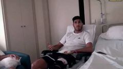 Asensio confiesa lo que le sucedió mientras le operaban la rodilla