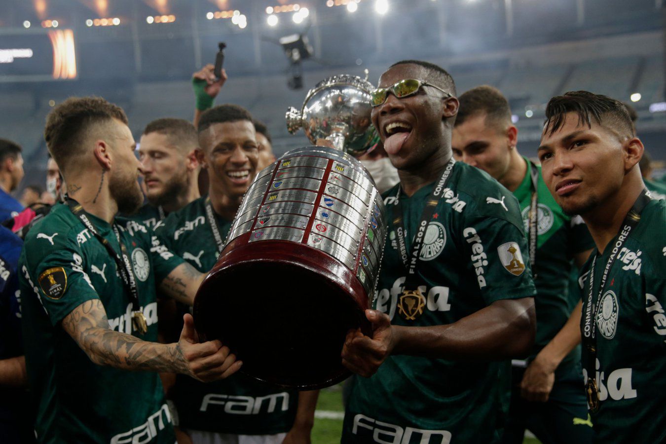 El Palmeiras, campeón de la Copa Libertadores.