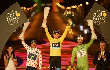 Tras ayudar a Wiggins el año anterior 2013 fue su año al conseguir su primer Tour de Francia.
