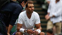A pesar de su resistencia, Rafa Nadal ha tenido que renunciar a Wimbledon
