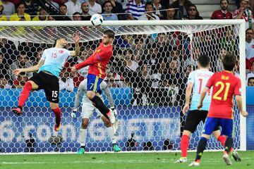 Morata scores Spain's opener