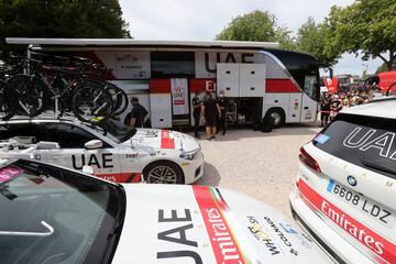 El UAE aumenta su seguridad tras el primer positivo por coronavirus dentro del equipo en este Tour