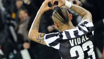 Arturo Vidal se llev&oacute; los aplausos en el tercer t&iacute;tulo de la Juventus.