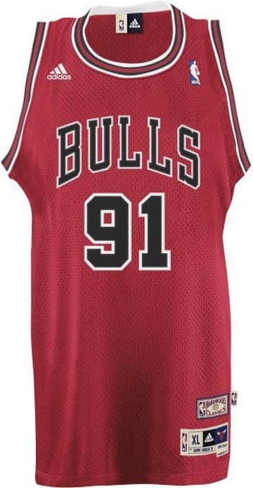 Camiseta de Rodman, de Chicago Bulls.