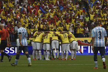 Colombia y Argentina transpiraron buen fútbol en el Metropolitano