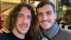 Jornada intensa de reencuentros para Casillas: Puyol e Iniesta