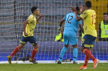 Colombia vence a Panamá en el estadio El Campín en amistoso de preparación para la Copa América de Brasil.
