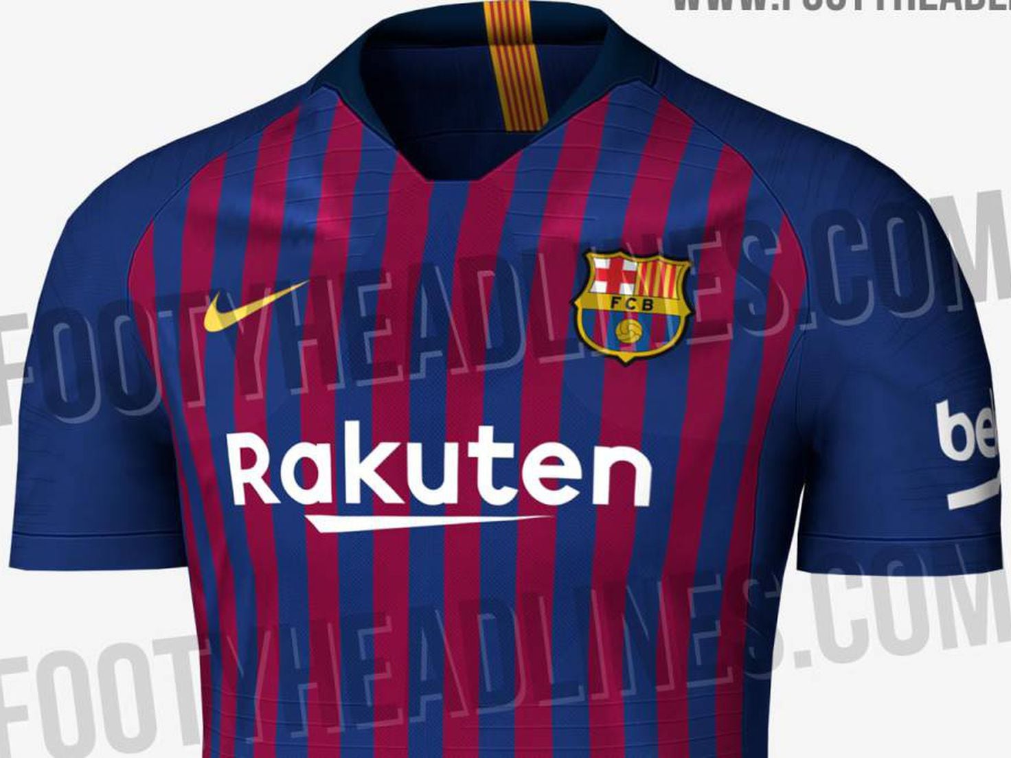 bulto Ocultación campeón Barcelona | Se filtra la camiseta del Barça para la temporada 2018-2019 Se  filtra la camiseta del Barça para la temporada 2018-2019 - AS Chile