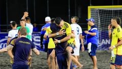 La Selección Colombia de Fútbol Playa ganó la medalla de oro en los Juegos Centroamericanos y del Caribe San Salvador 2023.