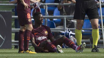 Barça: Dembélé out for three to four months with ruptured tendon