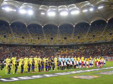 Villarreal and Steaua line up ahead of their clash in Bucharest.