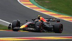 Checo Pérez consigue su séptimo podio del año tras ser segundo en el GP de Bélgica