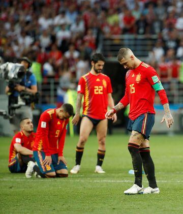Spain, who were beaten by host nation Russia, chalked up the third-highest total area covered at 137km.