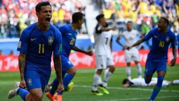 Brasil vence con drama a una valiente Costa Rica
