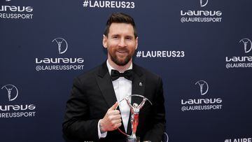 Messi became the first person to win in both the individual and team categories as World Cup winners Argentina were voted Team of the Year.