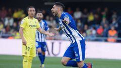 Guillermo Marip&aacute;n, goleador en el partido ante el Villarreal