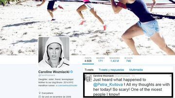 El mensaje de Caroline Wozniacki.