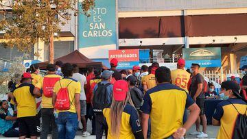 El lío que afectó a los hinchas ecuatorianos en San Carlos