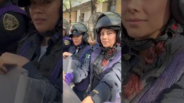 Policías mujeres en CDMX aceptan que no haber trabajado, hubieran marchado